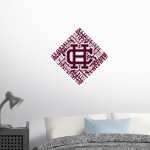 HARDIN COUNTY HIGH SCHOOL TIGERS <span class="pdp-name-mascot">HARDIN COUNTY TIGERS</span> Wall Decal - Diamond With Slogans Front Thumbnail