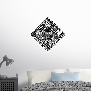 Wall Decal - Diamond With Slogans
