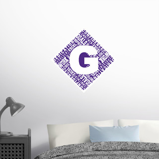 Wall Decal - Diamond With Slogans