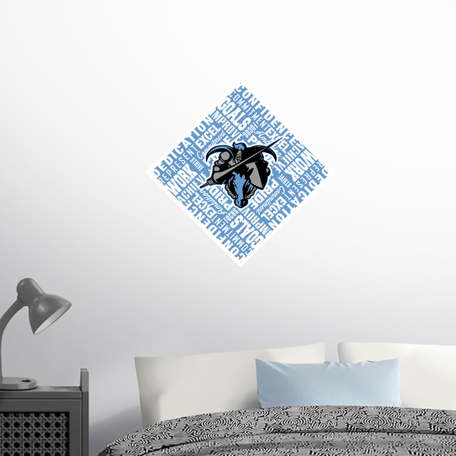 TENNYSON HIGH SCHOOL LANCERS <span class="pdp-name-mascot">TENNYSON LANCERS</span> Wall Decal - Diamond With Slogans