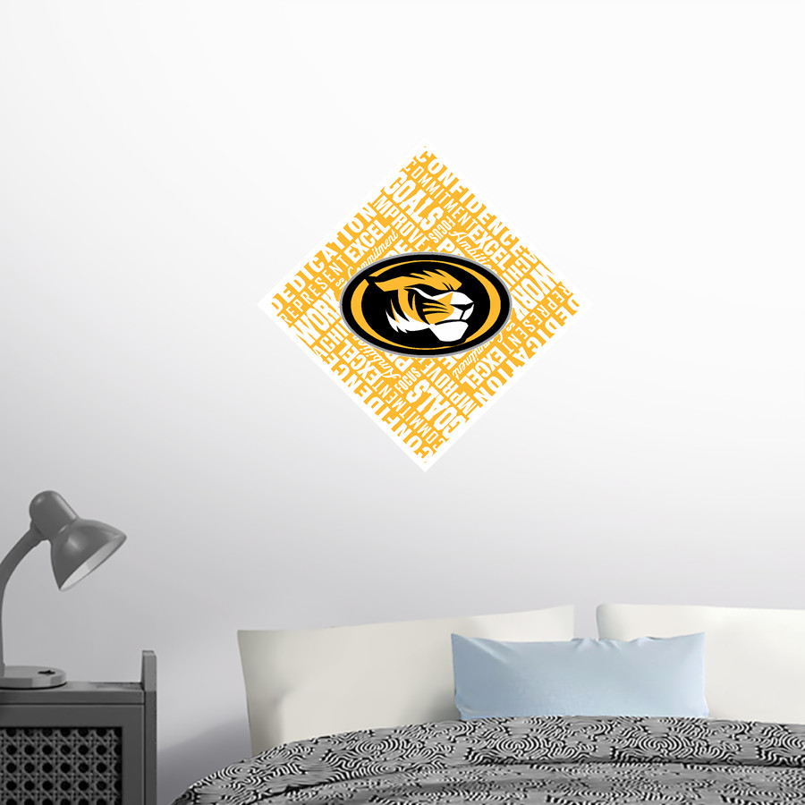 Trinity Tigers <span class="pdp-name-mascot">Trinity College of Florida Tigers</span> Wall Decal - Diamond With Slogans
