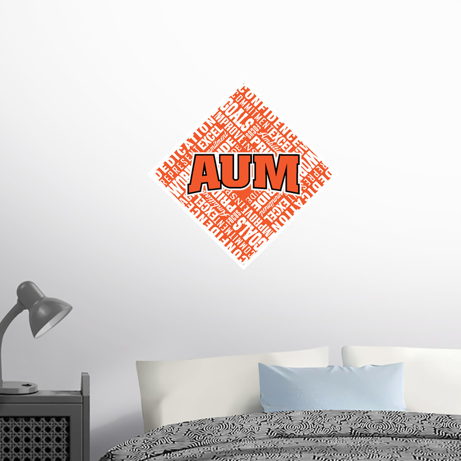 AUM Warhawks Wall Decal - Diamond With Slogans