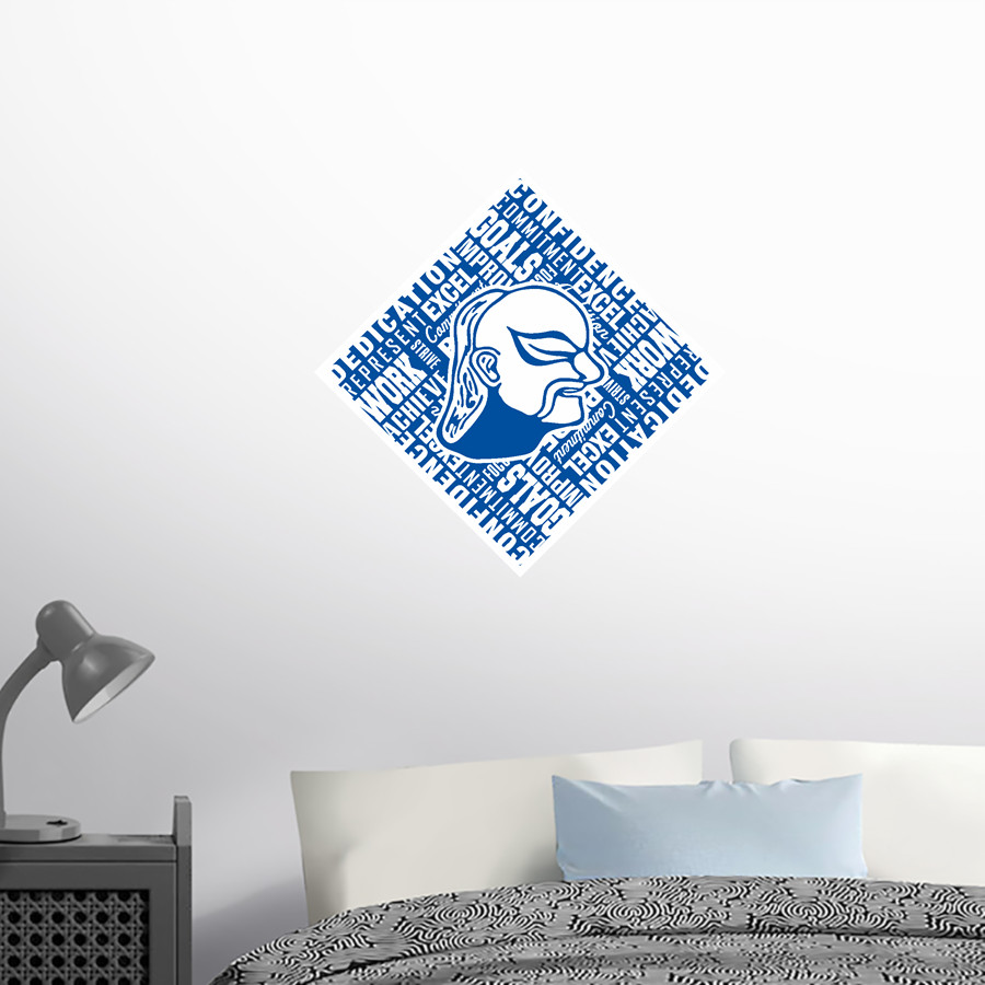 Granville Central Golden Horde Wall Decal - Diamond With Slogans