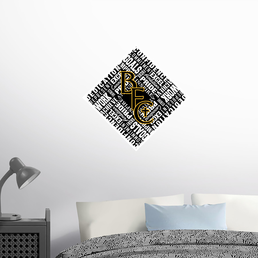 Bishop Foley Ventures <span class="pdp-name-mascot">Bishop Foley Catholic Ventures</span> Wall Decal - Diamond With Slogans