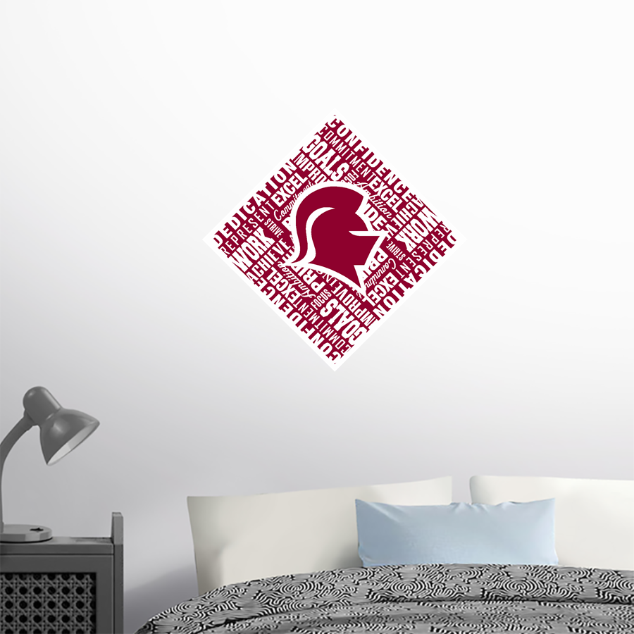 Southern Virginia Knights <span class="pdp-name-mascot">Southern Virginia University Knights</span> Wall Decal - Diamond With Slogans