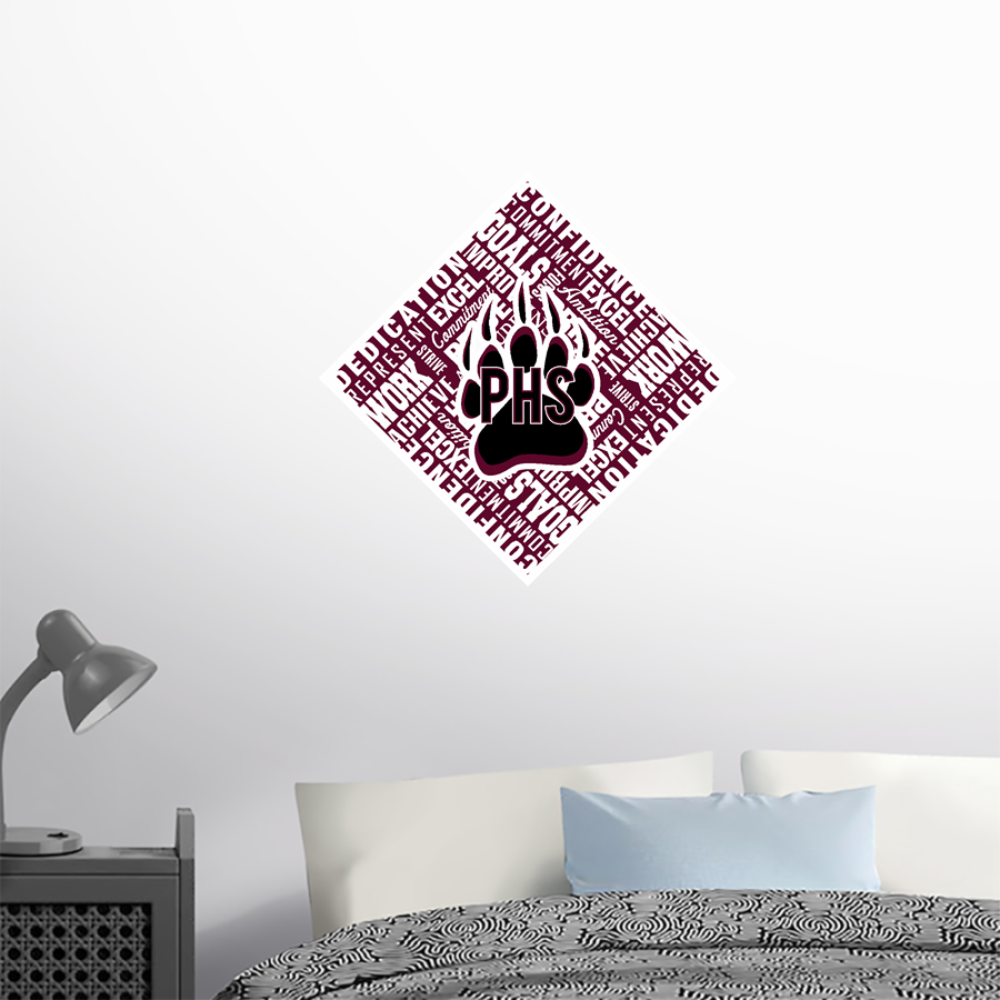 Paideia High Bears <span class="pdp-name-mascot">Paideia High School Bears</span> Wall Decal - Diamond With Slogans