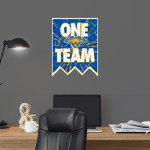 CLYDE HIGH SCHOOL FLIERS <span class="pdp-name-mascot">CLYDE FLIERS</span> Wall Decal - Shattered Banner Front Thumbnail