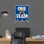 SHELBY VALLEY HIGH SCHOOL WILDCATS <span class="pdp-name-mascot">SHELBY VALLEY WILDCATS</span> Wall Decal - Shattered Banner Front Thumbnail