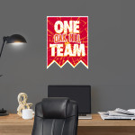 Oak Hill Warriors <span class="pdp-name-mascot">Oak Hill Warriors</span> Wall Decal - Shattered Banner Front Thumbnail