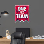 Carroll Rebels <span class="pdp-name-mascot">Carroll</span> Wall Decal - Shattered Banner Front Thumbnail