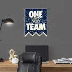 PEARL HIGH SCHOOL PIRATES <span class="pdp-name-mascot">PEARL PIRATES</span> Wall Decal - Shattered Banner Front Thumbnail