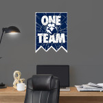 Santa Rosa Eagles <span class="pdp-name-mascot">Santa Rosa Christian School Eagles</span> Wall Decal - Shattered Banner Front Thumbnail