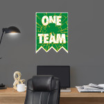 St. Patrick of Heatherdowns Irish <span class="pdp-name-mascot">St. Patrick of Heatherdowns Irish</span> Wall Decal - Shattered Banner Front Thumbnail