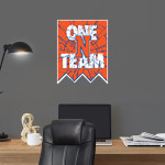 NOTTINGHAM HIGH SCHOOL BULLDOGS Wall Decal - Shattered Banner Front Thumbnail