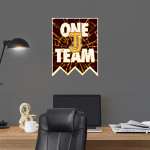 THOMAS JEFFERSON HIGH SCHOOL SPARTANS <span class="pdp-name-mascot">THOMAS JEFFERSON SPARTANS</span> Wall Decal - Shattered Banner Front Thumbnail