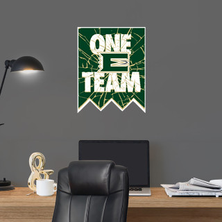 Wall Decal - Shattered Banner