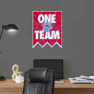 Wall Decal - Shattered Banner