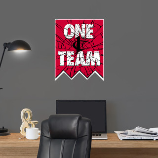 Wall Decal - Shattered Banner