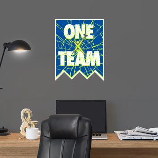 Wall Decal - Shattered Banner