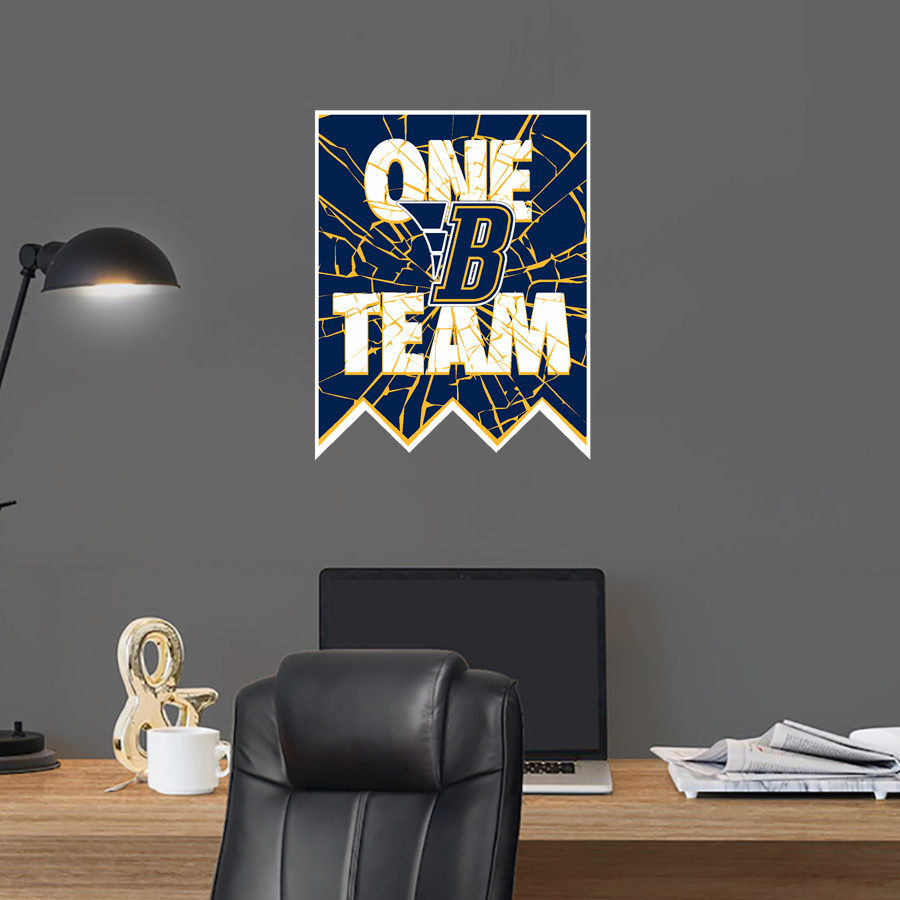 BELLEVILLE HIGH SCHOOL WILDCATS <span class="pdp-name-mascot">BELLEVILLE WILDCATS</span> Wall Decal - Shattered Banner