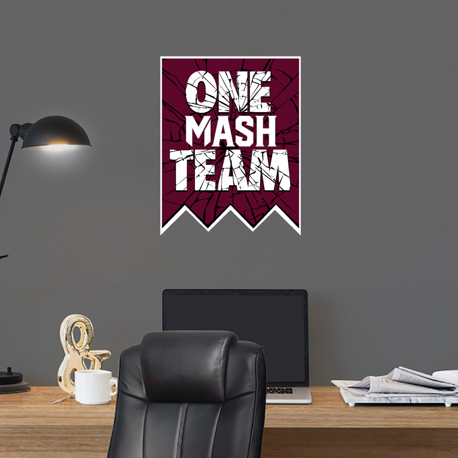 Mash Athletics <span class="pdp-name-mascot">Minnesota Mash Baseball Club</span> Wall Decal - Shattered Banner