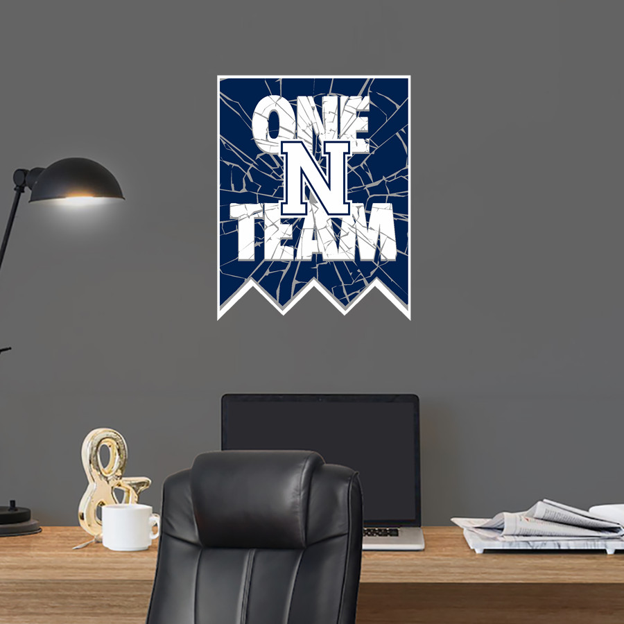 NAPOLEON HIGH SCHOOL WILDCATS Wall Decal - Shattered Banner