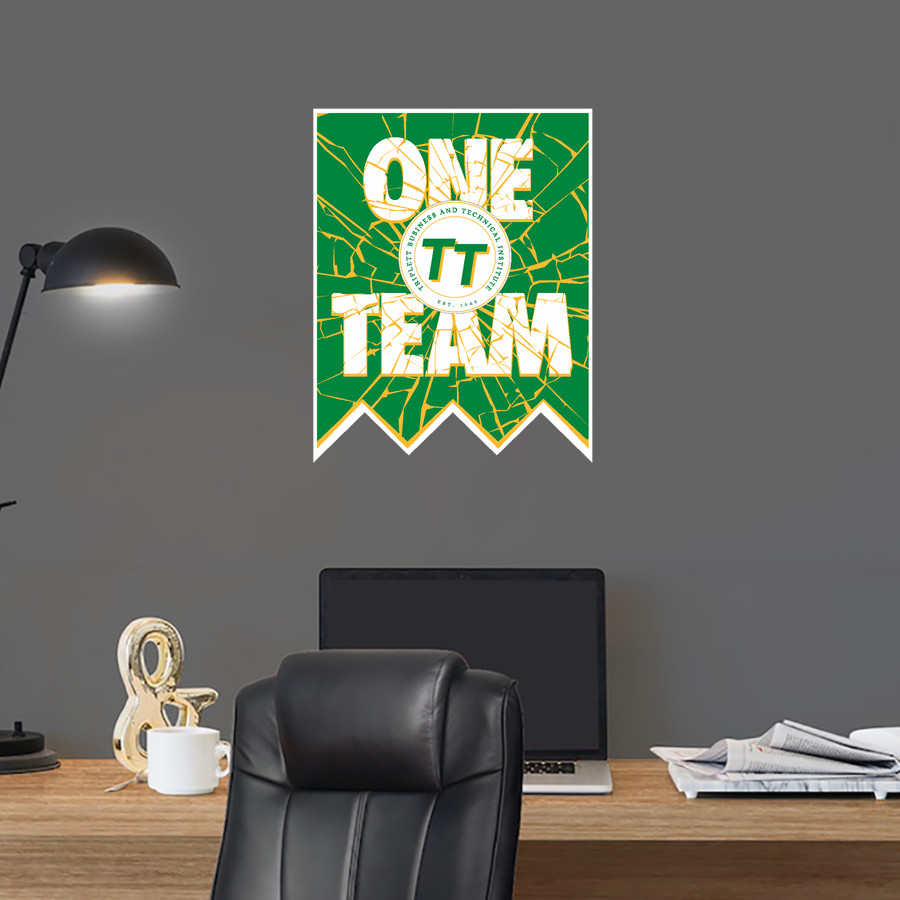 Triplett Tech Wall Decal - Shattered Banner