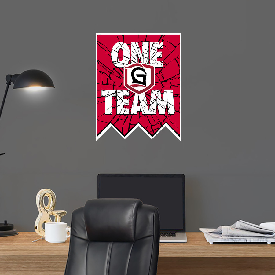 Grace College Lancers <span class="pdp-name-mascot">Grace College Lancers</span> Wall Decal - Shattered Banner