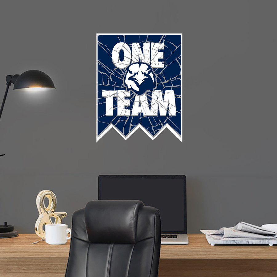 Santa Rosa Eagles <span class="pdp-name-mascot">Santa Rosa Christian School Eagles</span> Wall Decal - Shattered Banner