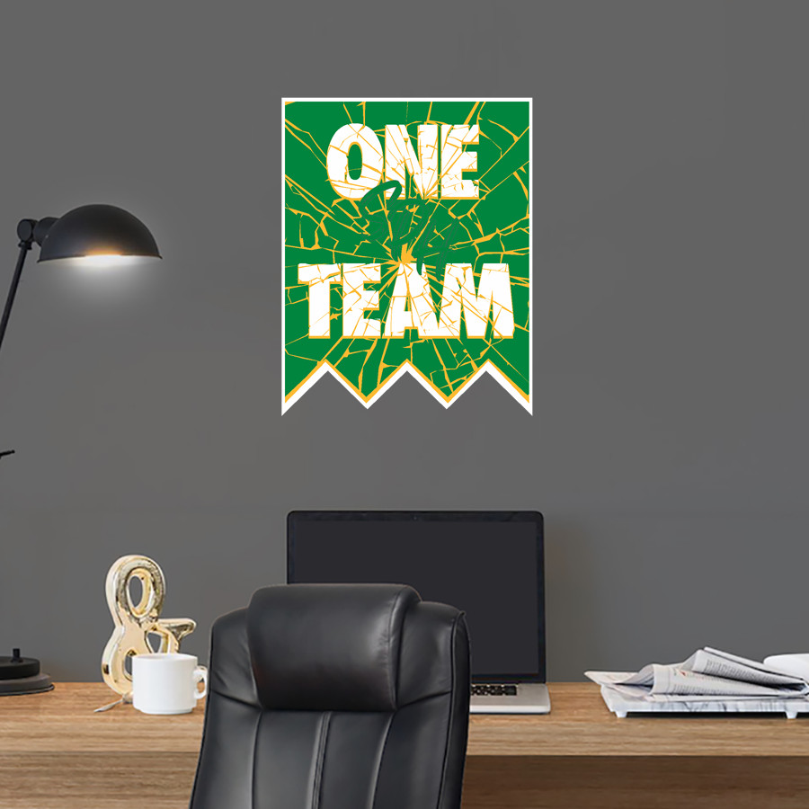St. Patrick of Heatherdowns Irish <span class="pdp-name-mascot">St. Patrick of Heatherdowns Irish</span> Wall Decal - Shattered Banner
