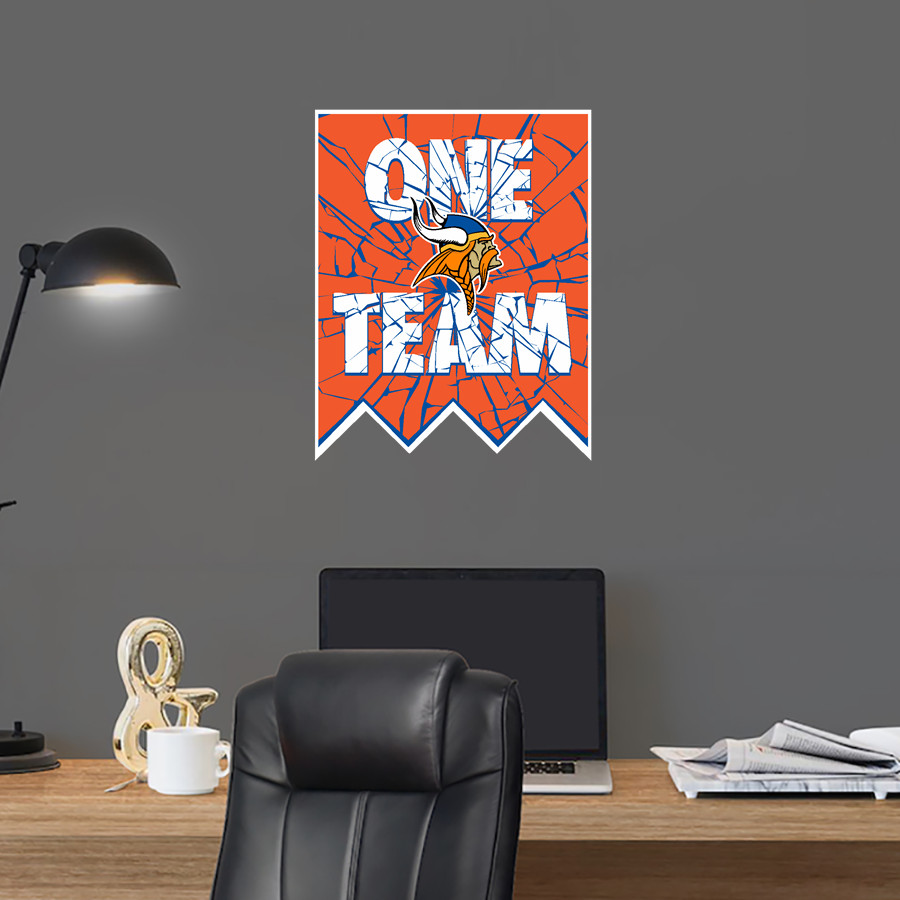 UMATILLA HIGH SCHOOL VIKINGS <span class="pdp-name-mascot">UMATILLA VIKINGS</span> Wall Decal - Shattered Banner