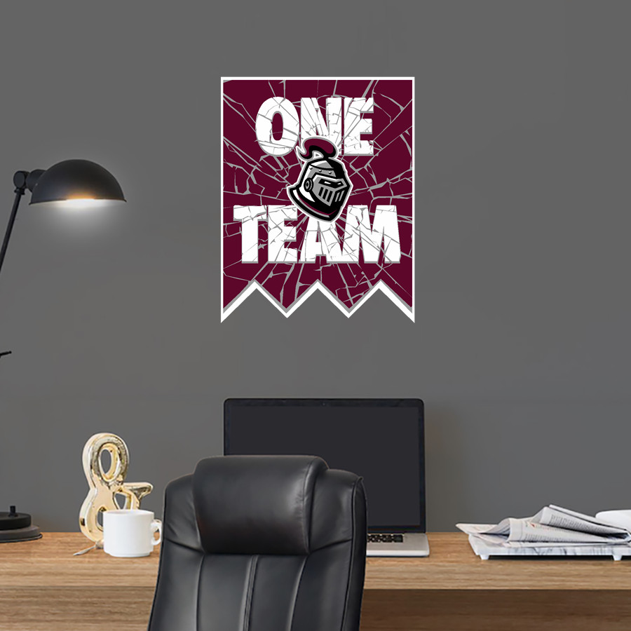 Renaissance Knights <span class="pdp-name-mascot">Renaissance Knights</span> Wall Decal - Shattered Banner