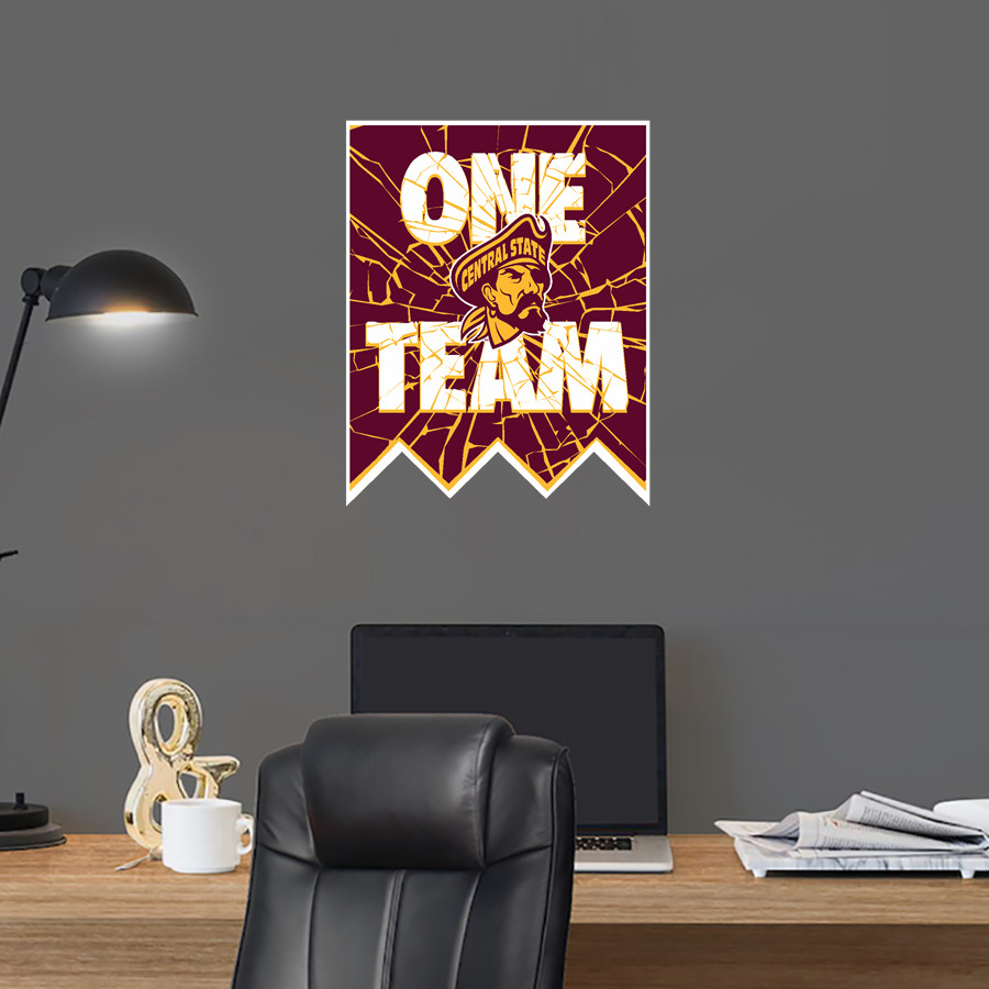 Central State University Marauders Athletics Store Wall Decal - Shattered Banner