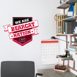 SPENCERVILLE HIGH SCHOOL BEARCATS <span class="pdp-name-mascot">SPENCERVILLE BEARCATS</span> Wall Decal - Shield With Ribbon Front Thumbnail
