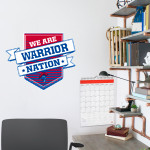 Alamance Christian Warriors Wall Decal - Shield With Ribbon Front Thumbnail