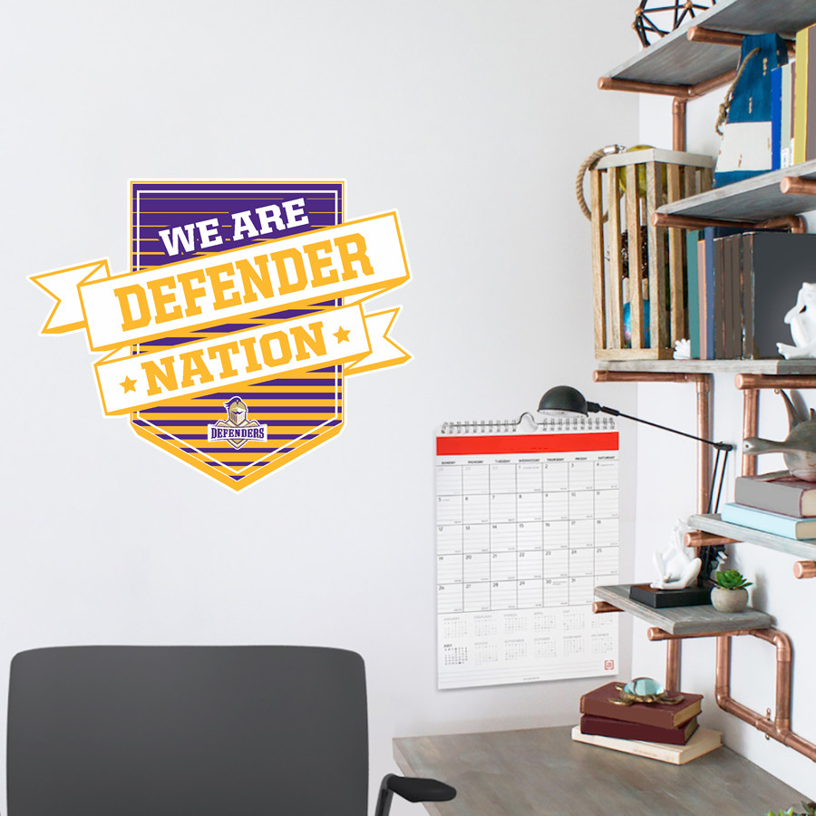 Westminster Defenders <span class="pdp-name-mascot">Westminster Defenders</span> Wall Decal - Shield With Ribbon