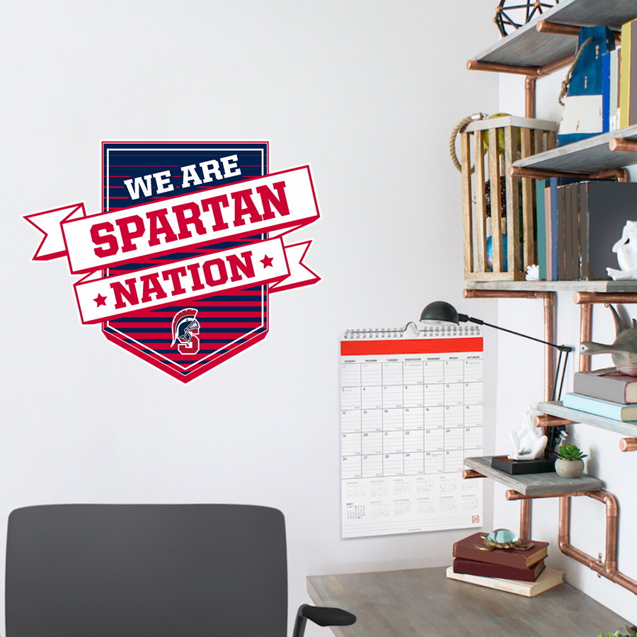 Southwestern Spartans <span class="pdp-name-mascot">Southwestern Spartans</span> Wall Decal - Shield With Ribbon