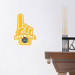 DETROIT COUNTRY DAY SCHOOL YELLOWJACKETS <span class="pdp-name-mascot">DETROIT YELLOWJACKETS</span> Wall Decal - Foam Finger Front Thumbnail