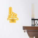 UNION HIGH SCHOOL COUGARS <span class="pdp-name-mascot">UNION COUGARS</span> Wall Decal - Foam Finger Front Thumbnail