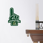 JUPITER HIGH SCHOOL WARRIORS <span class="pdp-name-mascot">JUPITER WARRIORS</span> Wall Decal - Foam Finger Front Thumbnail