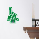 GRACE ABBOTT Gators <span class="pdp-name-mascot">GRACE ABBOTT ELEMENTARY SCHOOL Alligators</span> Wall Decal - Foam Finger Front Thumbnail