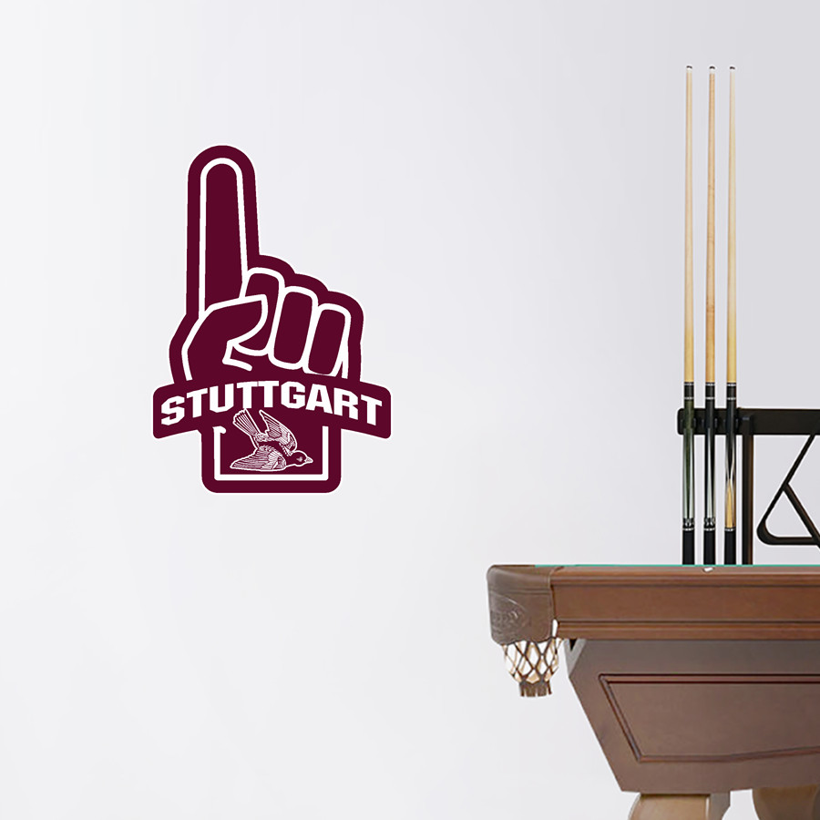 STUTTGART HIGH SCHOOL RICEBIRDS <span class="pdp-name-mascot">STUTTGART RICEBIRDS</span> Wall Decal - Foam Finger