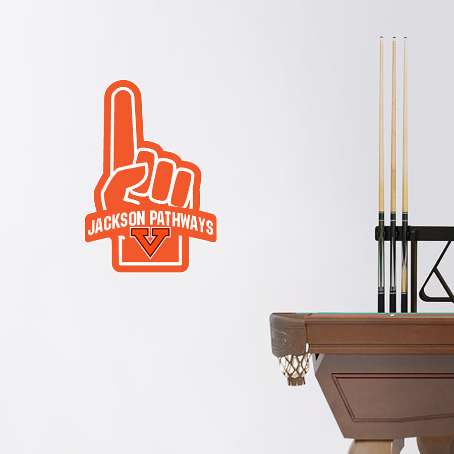 Jackson Pathways Vikings <span class="pdp-name-mascot">Jackson Pathways Vikings</span> Wall Decal - Foam Finger
