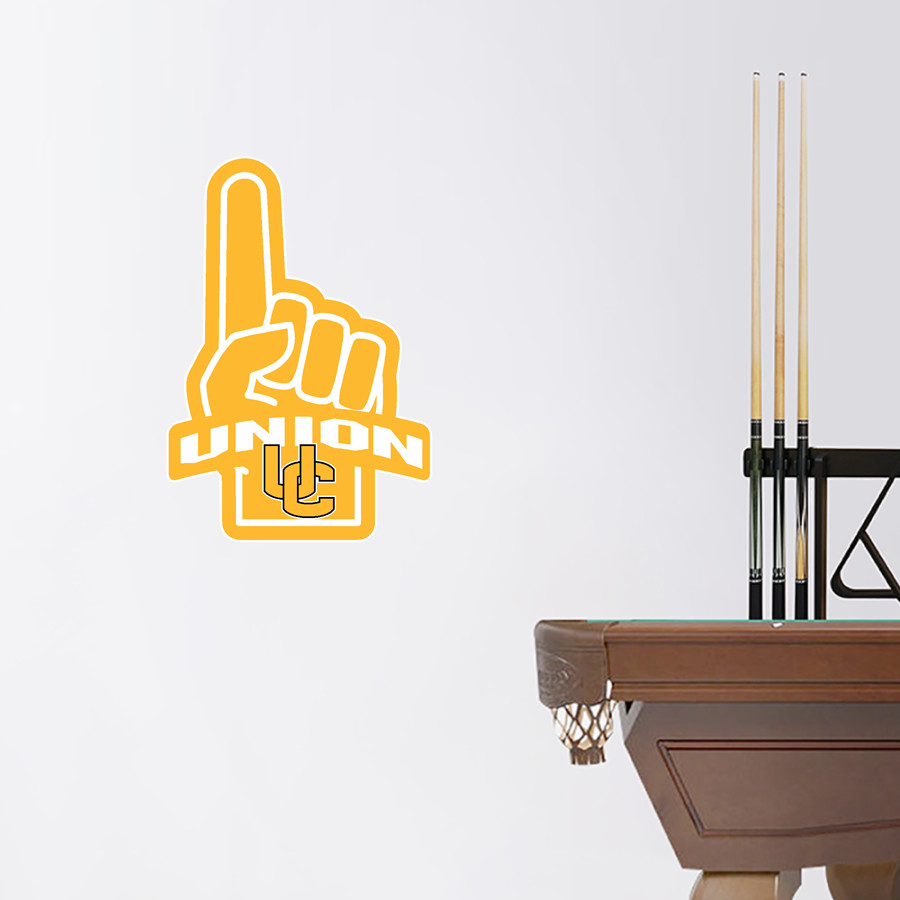 UNION HIGH SCHOOL COUGARS <span class="pdp-name-mascot">UNION COUGARS</span> Wall Decal - Foam Finger