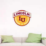 Lincoln Oaks <span class="pdp-name-mascot">Lincoln University Oaks</span> Wall Decal - Circle With Banner Front Thumbnail