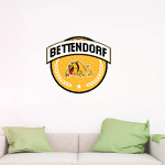 BETTENDORF HIGH SCHOOL BULLDOGS <span class="pdp-name-mascot">BETTENDORF BULLDOGS</span> Wall Decal - Circle With Banner Front Thumbnail