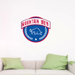MOUNTAIN VIEW HIGH SCHOOL TOROS <span class="pdp-name-mascot">MOUNTAIN VIEW TOROS</span> Wall Decal - Circle With Banner Front Thumbnail