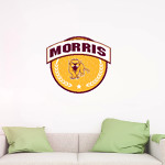 University of Minnesota Morris Cougars <span class="pdp-name-mascot">University of Minnesota Morris Cougars</span> Wall Decal - Circle With Banner Front Thumbnail