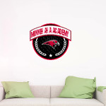 Minnehaha Academy Redhawks <span class="pdp-name-mascot">Minnehaha Academy Redhawks</span> Wall Decal - Circle With Banner Front Thumbnail