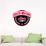 South Newton Rebels <span class="pdp-name-mascot">South Newton Rebels</span> Wall Decal - Circle With Banner Front Thumbnail